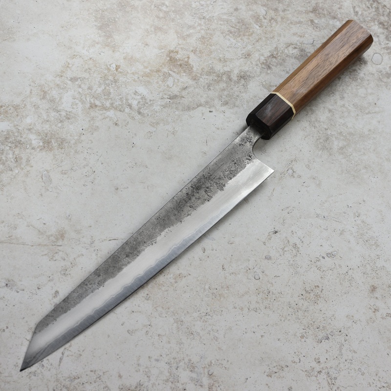 Matsubara Aogami #2 Nashiji Stainless Clad 10.6″ Sujihiki