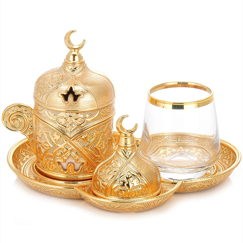 Sena Turkish Coffee Service Set for One Person, 2 Oz
