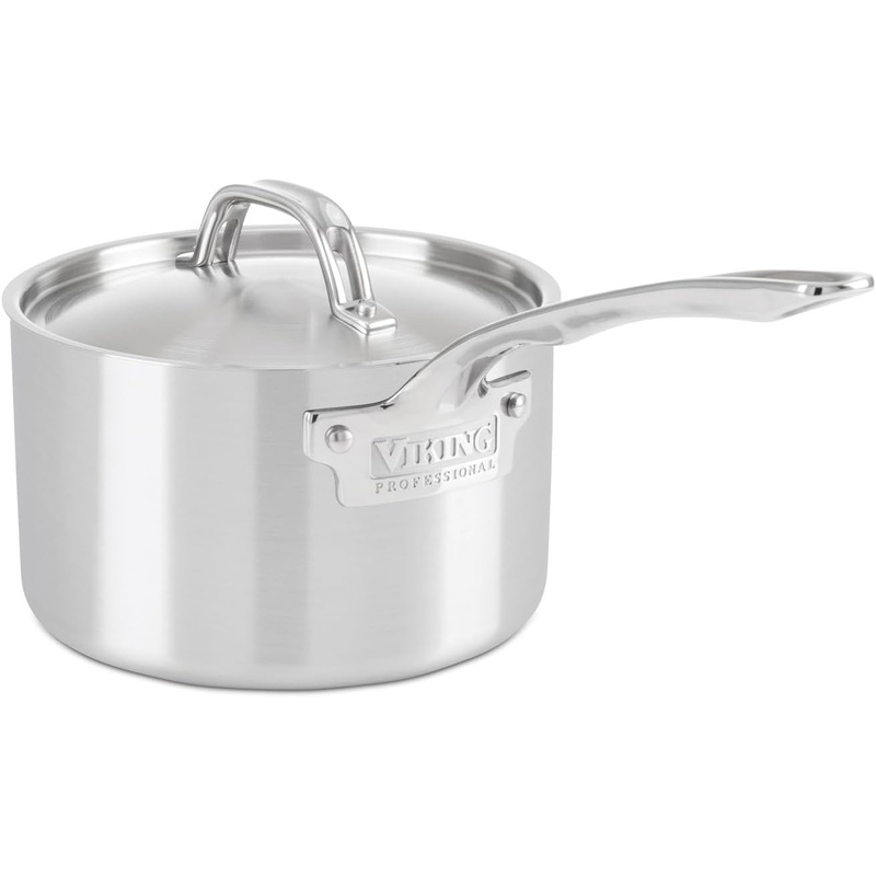 Viking 5-Ply Professional – 3 Qt. Sauce Pan w/Lid – Satin Finish