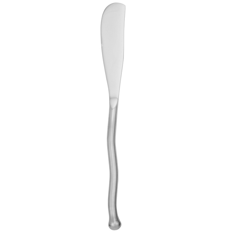 Walco RUS11 Rustic Tree 8 5/8″ 18/10 Stainless Steel Extra Heavy Weight Solid Handle Butter Knife – 12/Pack