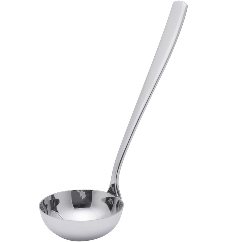 Arcoroc T1824 Vesca 1 oz. 18/10 Stainless Steel Extra Heavy Weight Sauce Ladle by Arc Cardinal – 6/Pack