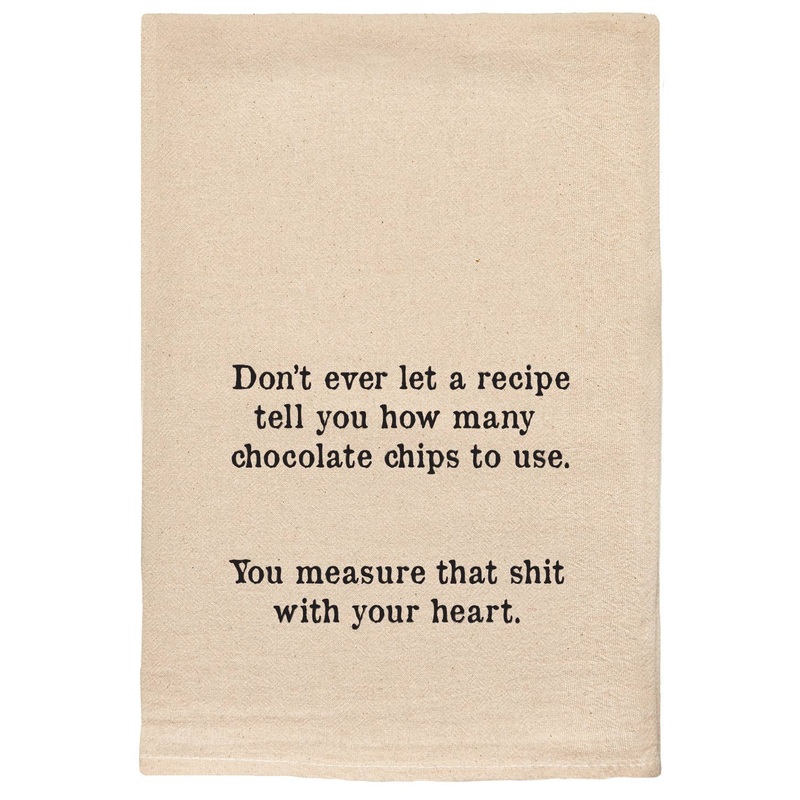 Don’t Let a Recipe tell how many Chocolate Chips tea towels