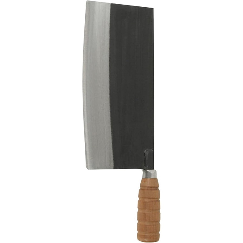 Cast Iron Ping Knife/Cleaver with Wooden Handle- Meat Cleaver Knife Bone Chopper for Butcher Slicing Vegetables Butcher Chopper Kitchen Knife for Home Kitchen and Restaurant
