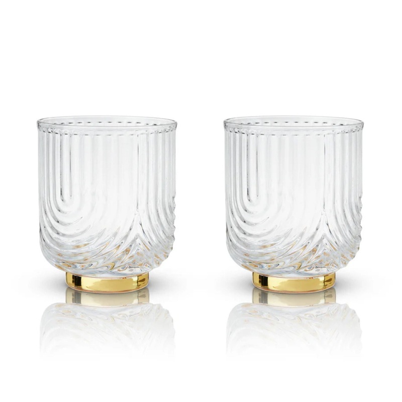 Deco Gatsby Tumblers – 2 Pc Set