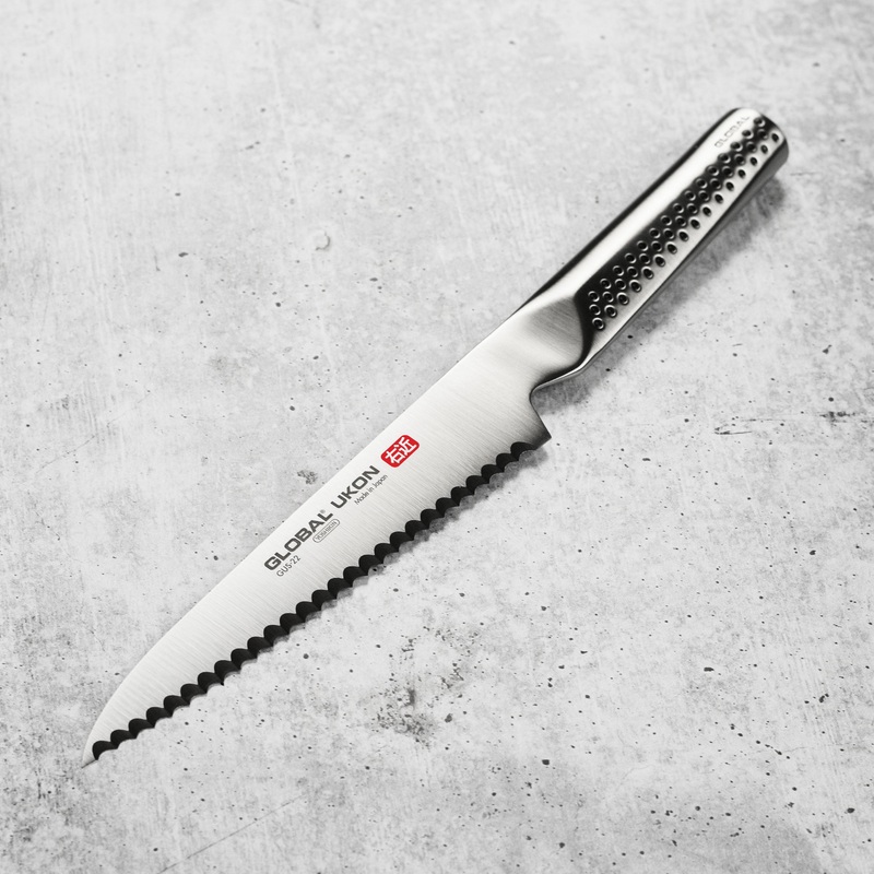 Global Ukon 6″ Serrated Utility Knife