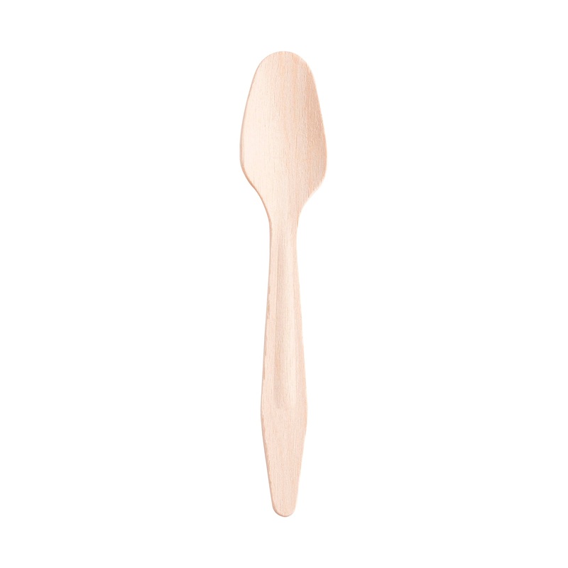 Natural Birch Eco Friendly Disposable Dinner Spoons