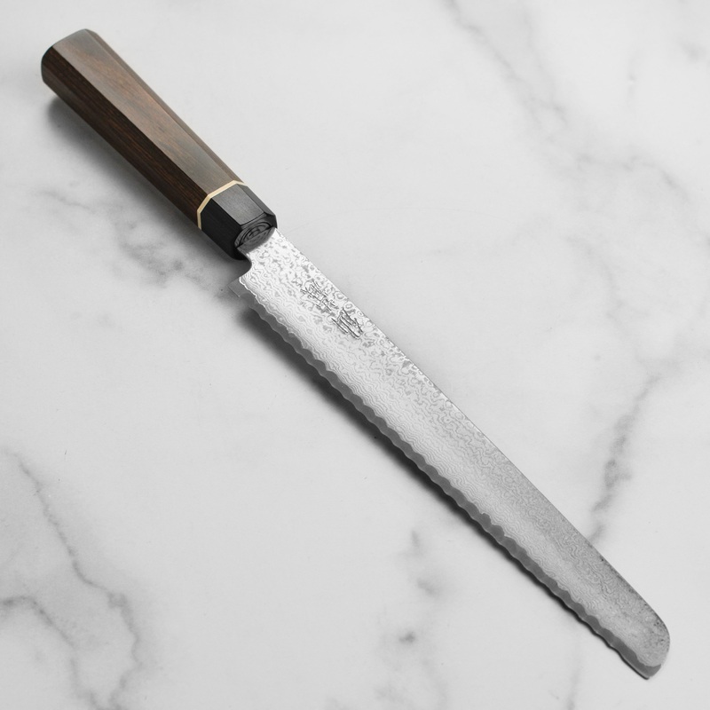 Senzo Black Damascus 8.5″ Bread Knife