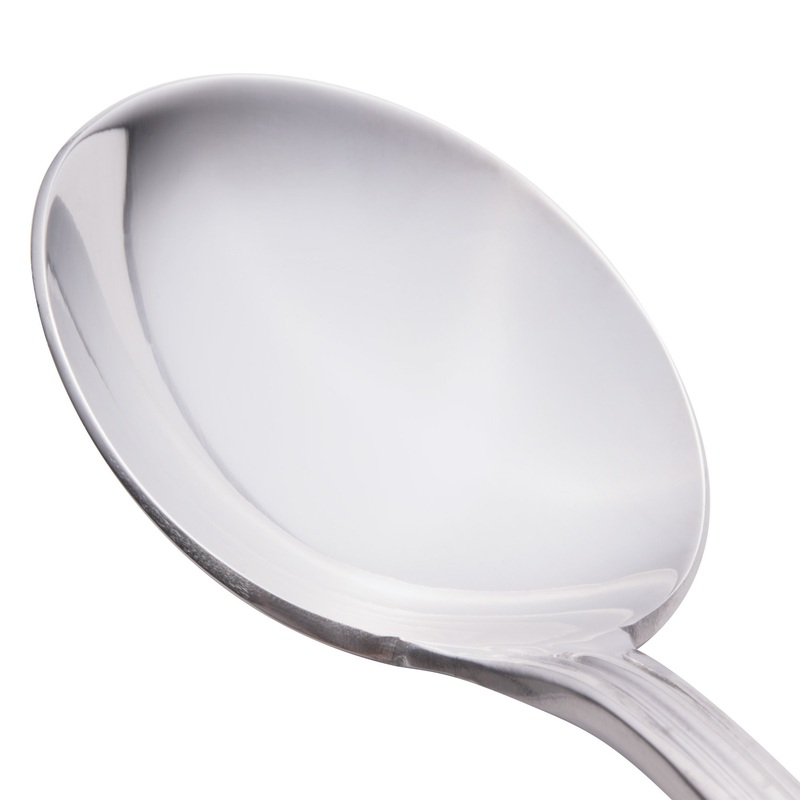 World Tableware 961 016 Resplendence 5 7/8″ 18/0 Stainless Steel Heavy Weight Bouillon Spoon – 12/Pack