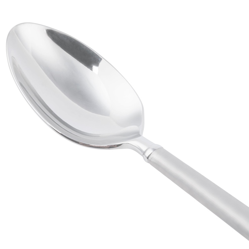 World Tableware 992 002 Cimarron 18/8 Extra Heavy Weight Stainless Steel 7 1/2″ Dessert Spoon – 12/Pack