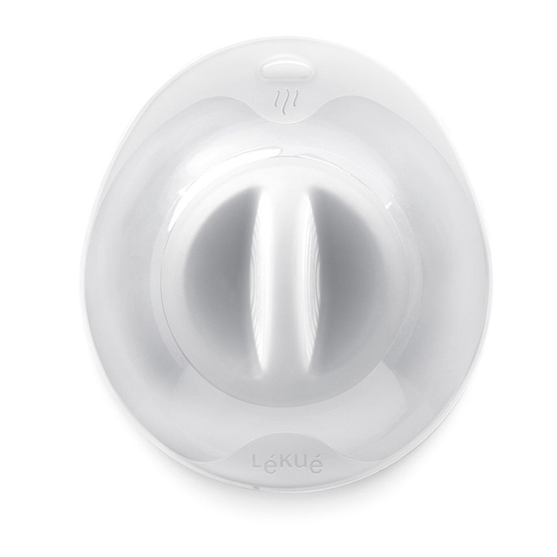 Lekue Silicone Suction Lid, Clear, 12.6-Inch