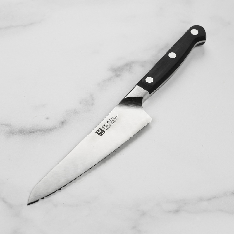 Zwilling Pro 5.5″ Serrated Prep Knife