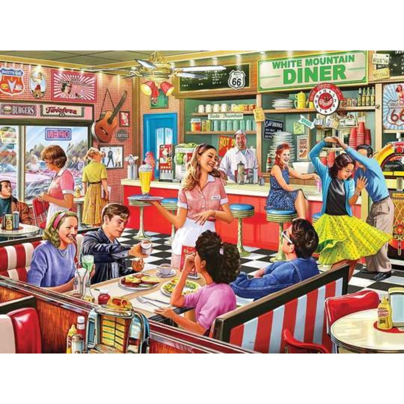 American Diner 1,000-Piece Puzzle