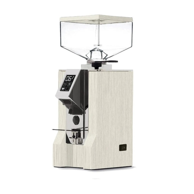Eureka Mignon Specialita | Quiet Flat Burr Coffee Grinder (Whitened Oak)