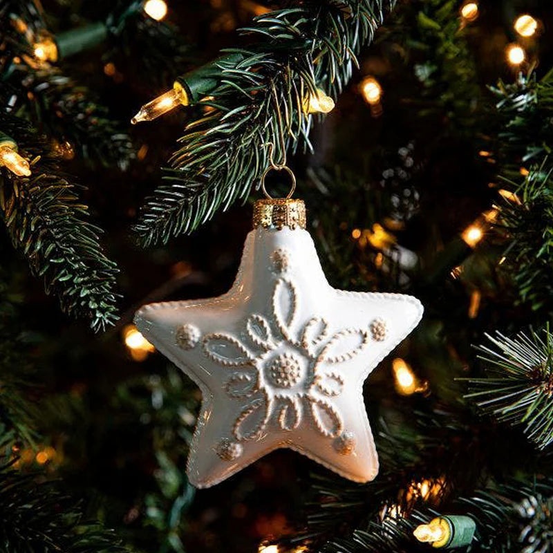 Juliska Berry & Thread White Star Ornament