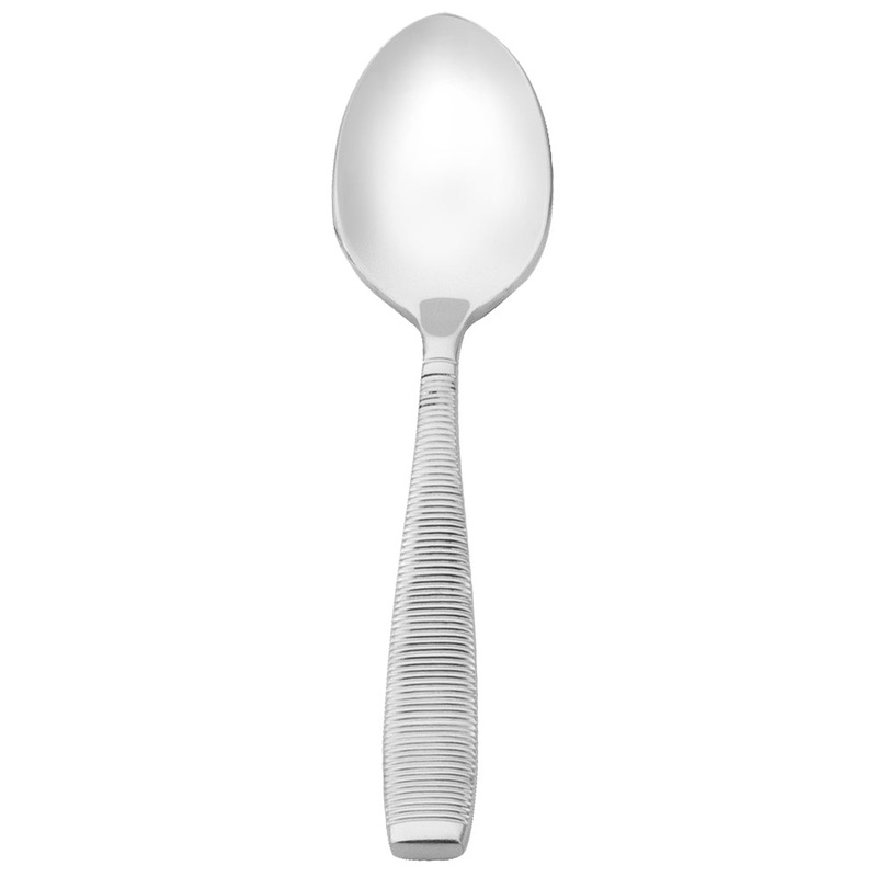 Walco MAS29 Mastaba 4 5/16″ 18/10 Stainless Steel Extra Heavy Weight Demitasse Spoon – 12/Pack