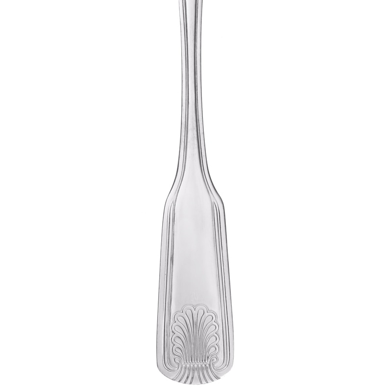 Acopa Atglen 7 5/8″ 18/0 Stainless Steel Medium Weight Dinner Fork – 12/Pack