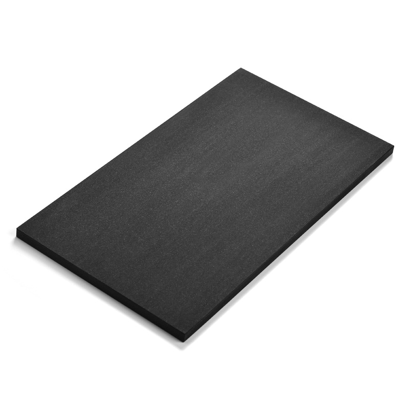 Asahi Black Professional Rubber Cutting Board, 17.7 x 9.8″ (13mm)