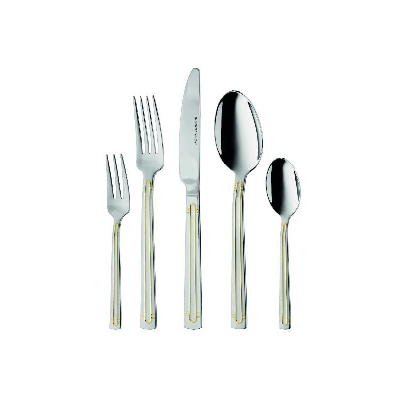 BergHOFF Essentials 30Pc 18/10 Stainless Steel Flatware Set, Heritage