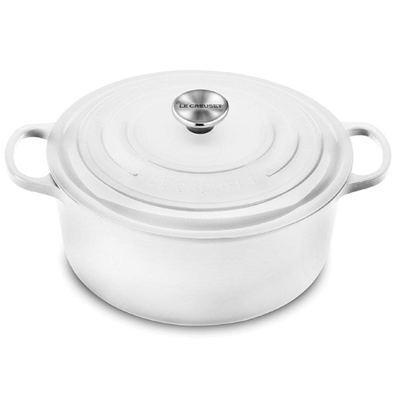 Le Creuset Signature Round Oven 7.25 Qt. – White