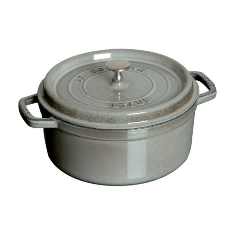 Staub Round Cocotte – 7 Qt. – Graphite Grey