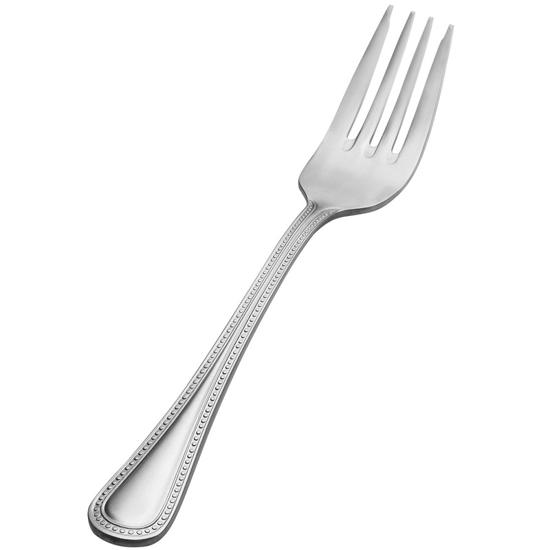 Bon Chef SBS3307 Sombrero 7 1/8″ 18/0 Extra Heavy Weight Bonsteel Salad Fork – 12/Pack