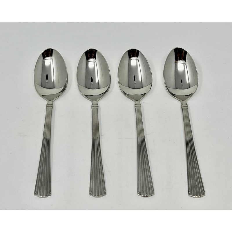 Reed & Barton Highbridge Set of 4 Teaspoons 18/10 Stainless 6 3/8″