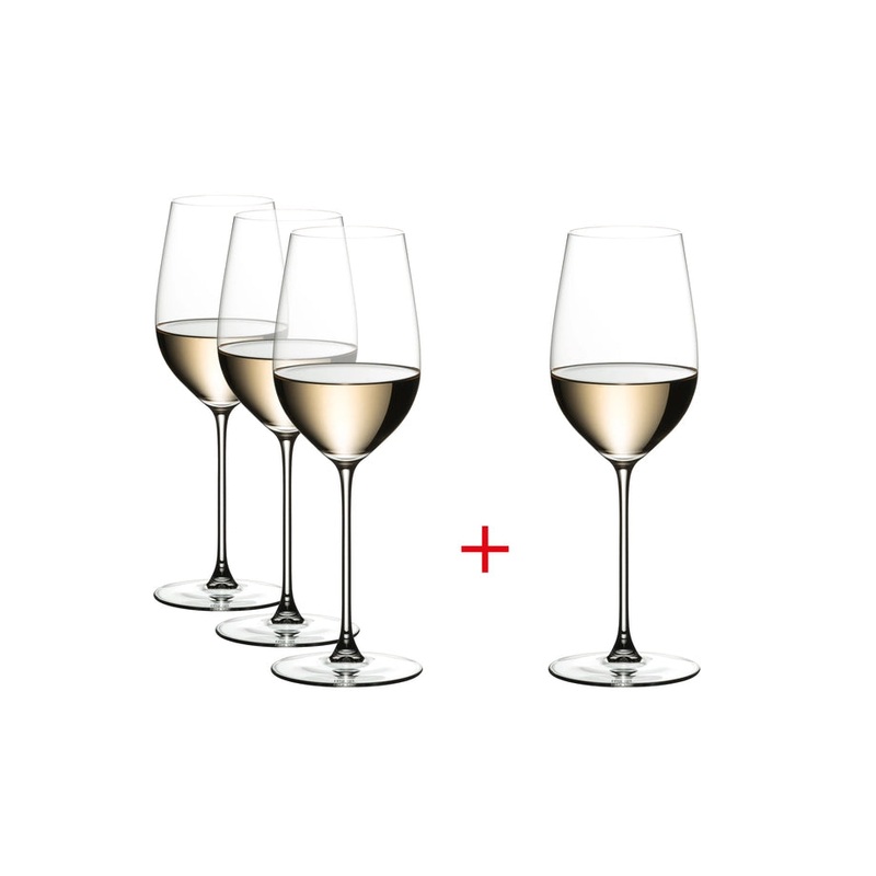 Riedel Veritas Riesling/Zinfandel Glass – Buy 3 Get 4 – Set of 4