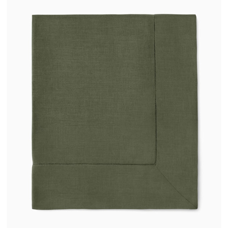 Sferra Linen Festival Rectangle Tablecloth 66×106″ Sage
