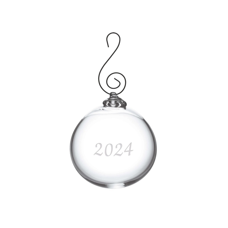 Simon Pearce Round Ornament – 2024