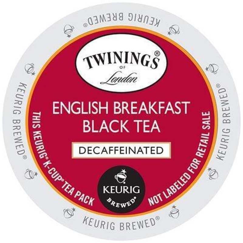 Twinings Decaf English Breakfast Tea K-Cup (24 Count Box)