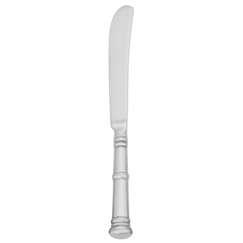 Walco S5211 Satin Soprano 7 1/8″ 18/10 Stainless Steel Extra Heavy Weight Solid Handle Butter Knife – 12/Pack