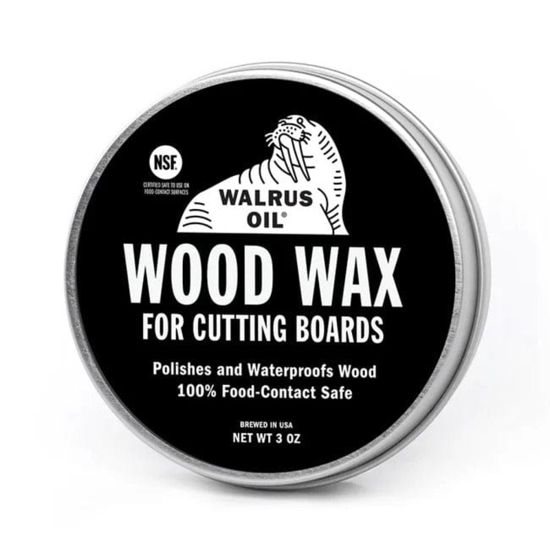 Walrus Oil Wood Wax for Cutting Boards 3 oz Tin