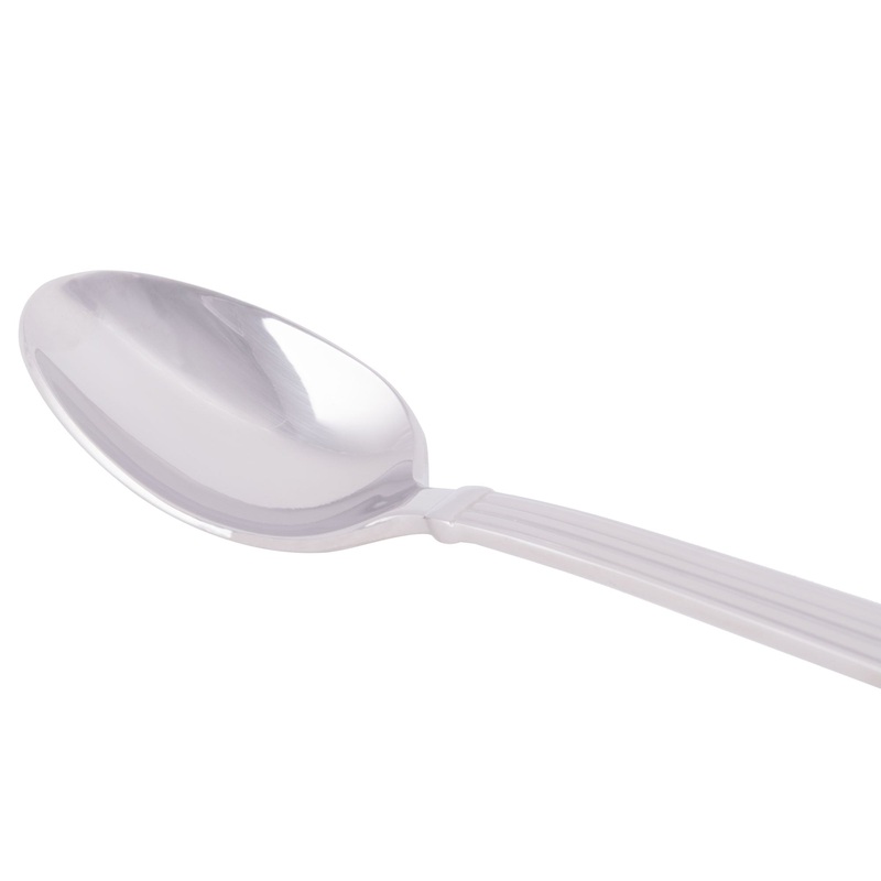 World Tableware 983 021 Aegean 7 5/8″ 18/8 Stainless Steel Extra Heavy Weight Iced Tea Spoon – 12/Pack