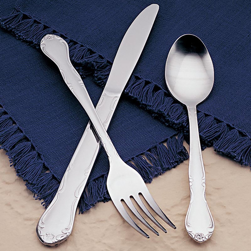 World Tableware Brandware 134 016 Linda 5 7/8″ 18/0 Stainless Steel Bouillon Spoon – 12/Pack