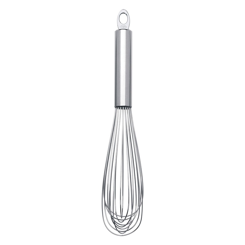 Cuisipro Solid Handle 8 Inch Egg Whisk, Stainless Steel