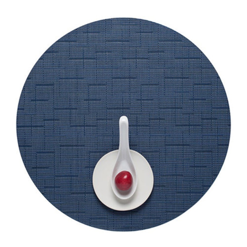 Lapis Round Bamboo Mat