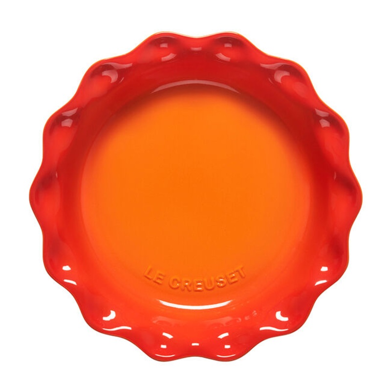 Le Creuset – 9″ Heritage Pie Dish – Flame