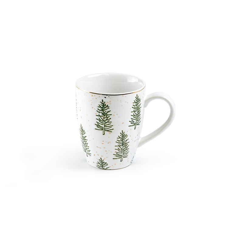 Snowy Pine Trees Mug