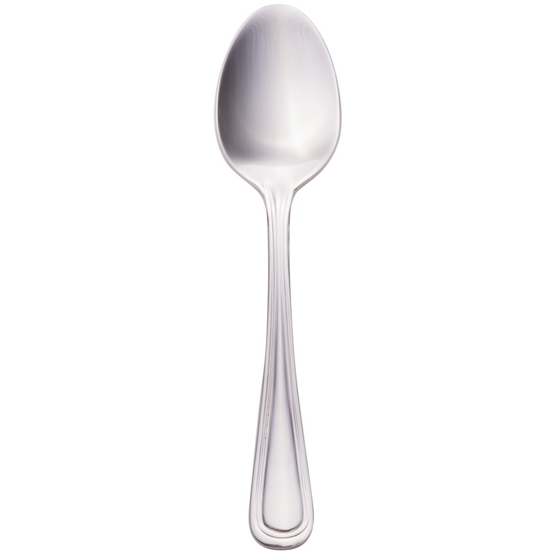 Walco PAC29 Pacific Rim 4 5/16″ 18/10 Stainless Steel Extra Heavy Weight Demitasse Spoon – 12/Pack
