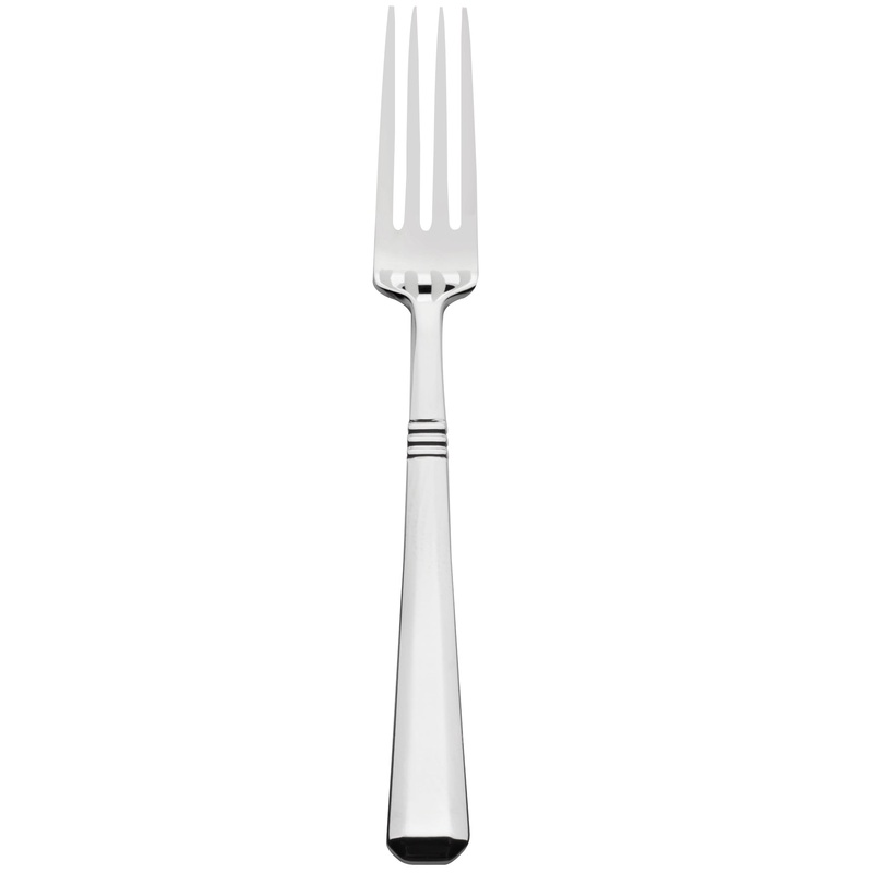 Bon Chef S3406 Cordoba 8 3/16″ 18/10 Stainless Steel European Size Dinner Fork – 12/Pack