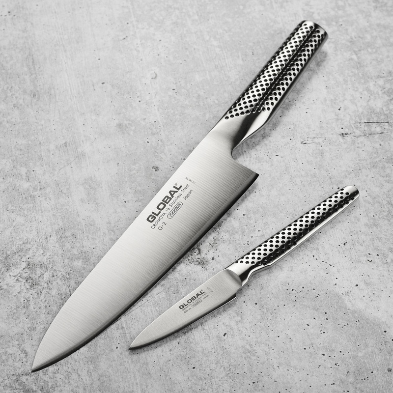 Global 2 Piece Chef’s Starter Knife Set