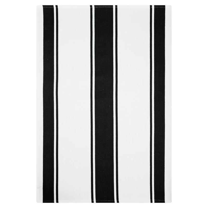 MU Kitchen- Stripe Towel- Onyx