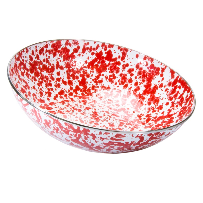 Red Swirl Catering Bowl