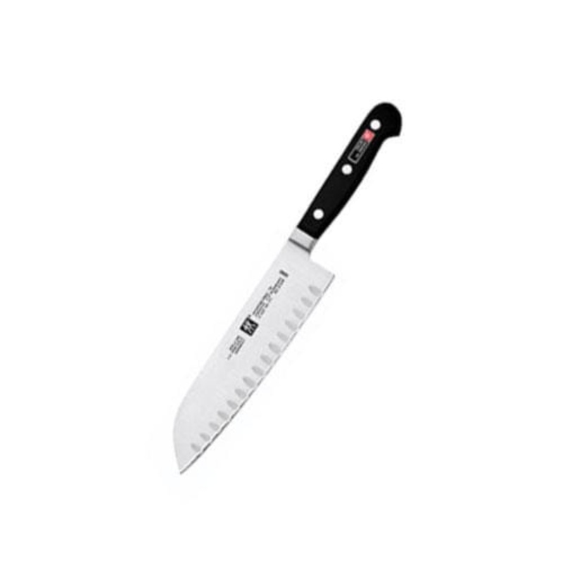 Zwilling J. A. Henckels Pro S 7in Santoku Granton Knife