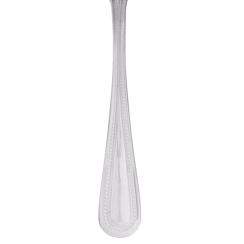 Acopa Milton 6 1/2″ 18/0 Stainless Steel Medium Weight Teaspoon – 12/Pack