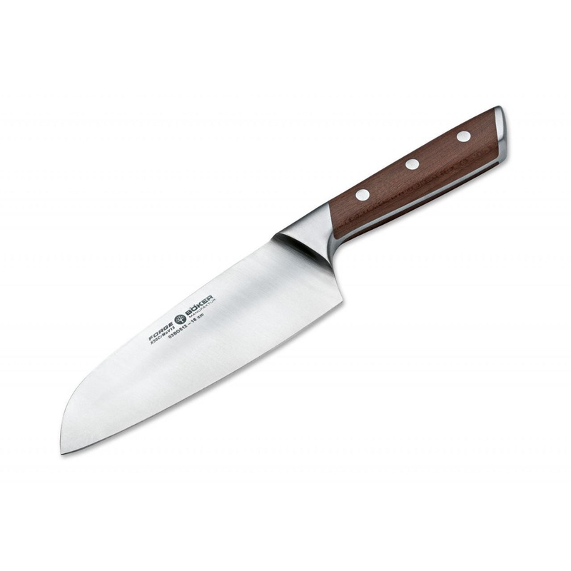 Boker Forge 6.3″ Santoku Knife – Maple Wood