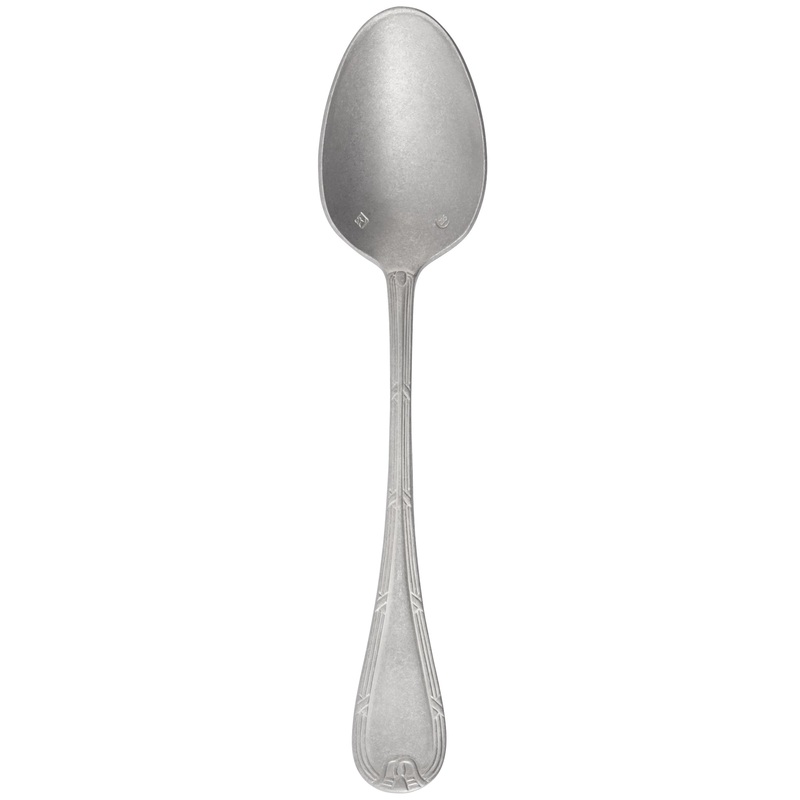 Chef & Sommelier FK406 Orzon Patina 7 1/8″ 18/10 Stainless Steel Extra Heavy Weight Dessert Spoon by Arc Cardinal – 12/Pack