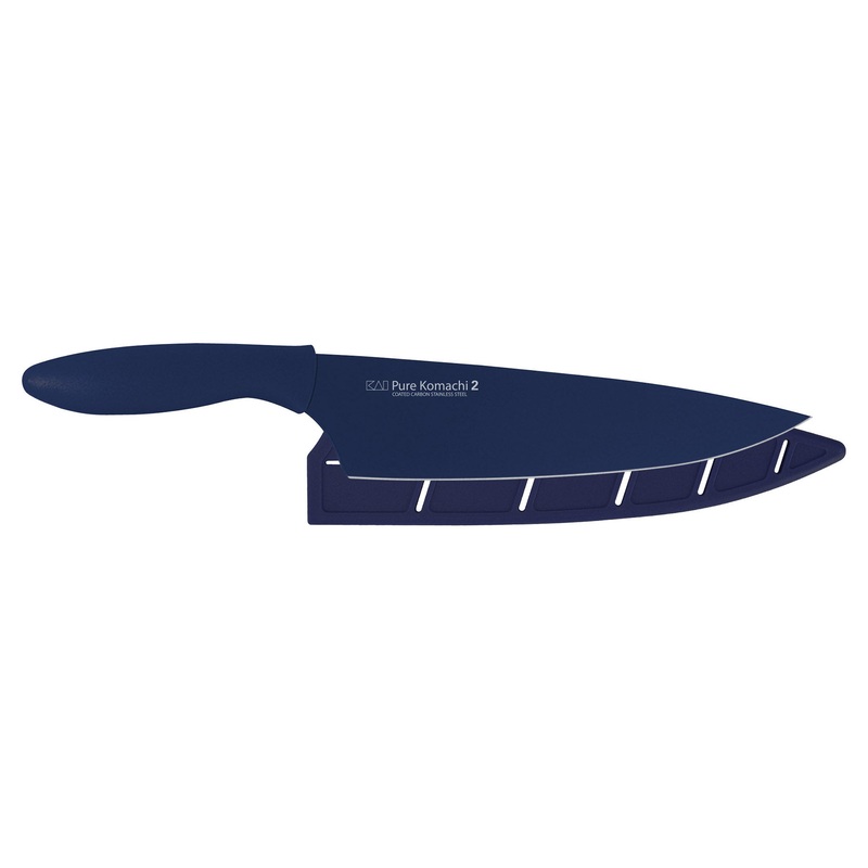 Kai Pure Komachi 2 8-Inch Chef’s Knife With Sheath, Navy