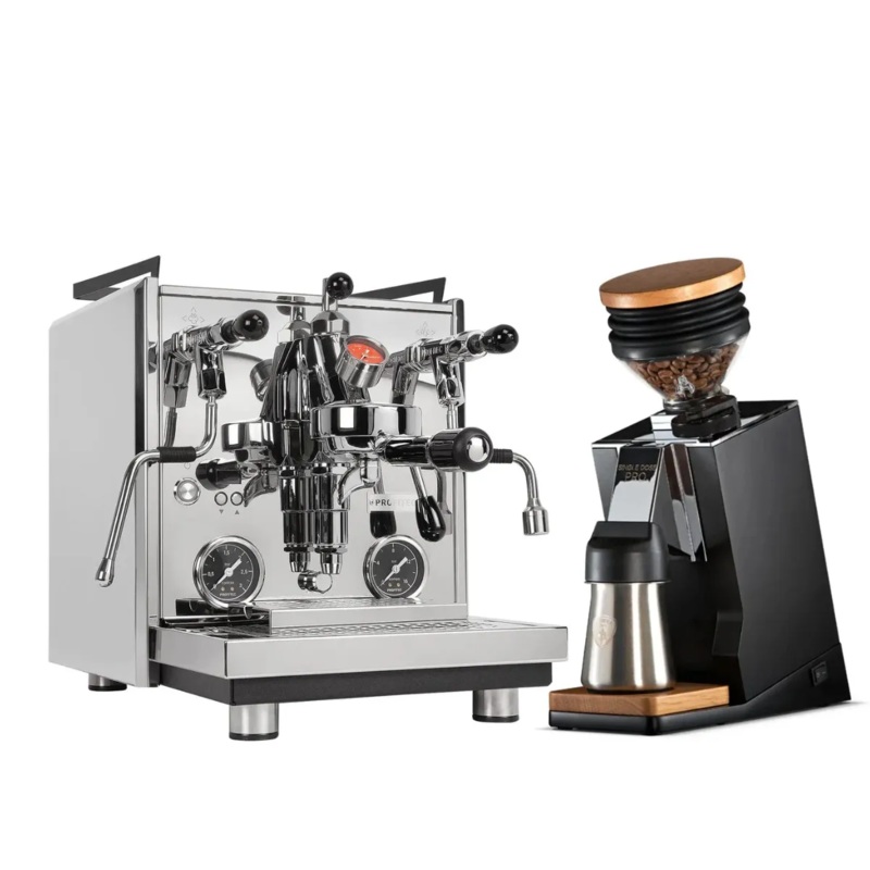 Profitec Drive Espresso Machine with Eureka Oro Single Dose Pro Grinder(Black) Bundle