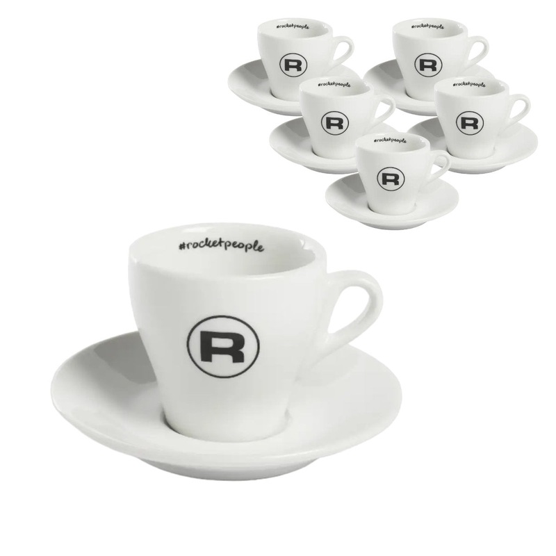 Rocket Espresso Cups Hashtag Series – Set of 6 RA99907206 (White)